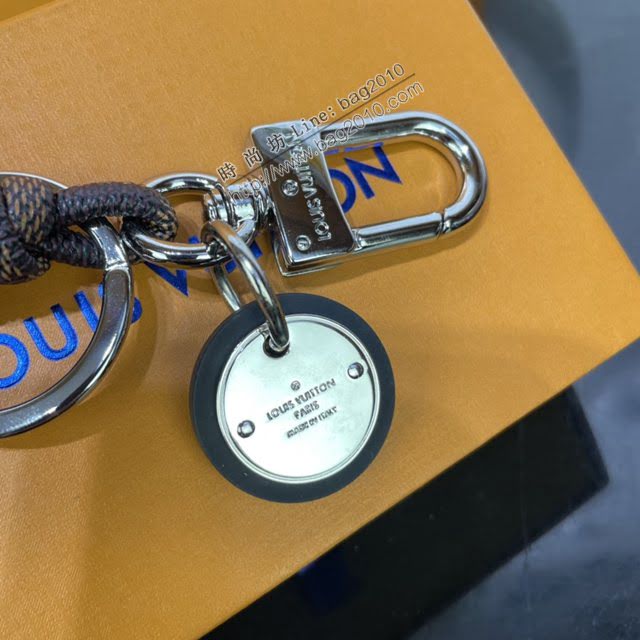LOUIS VUITTON專櫃新款包包 路易威登LEATHER ROPE鑰匙扣 LV繩結包飾 M67224  ydh4057